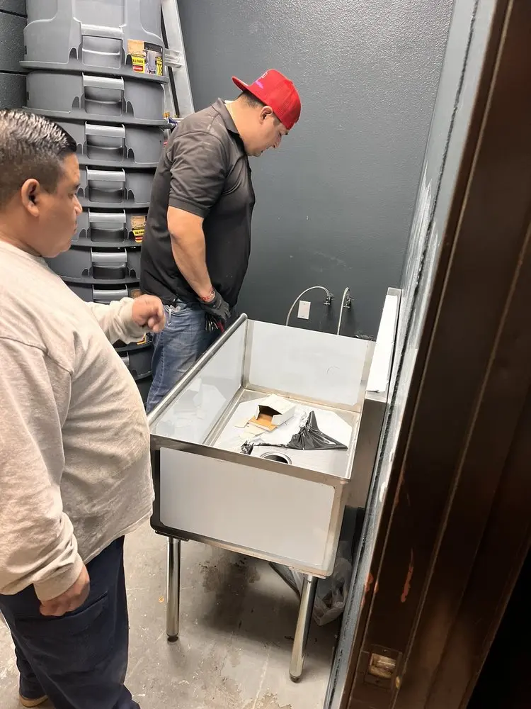 Commercial plumbing and sink installation in Brierwood